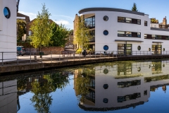 Modern apartments beside the Regents Canal