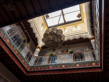 Riad interior detail Riad interior detail