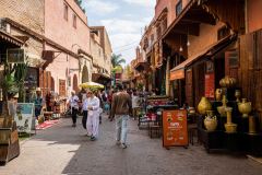 Inside the souks of Marrakech