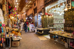 Inside the souks of Marrakech