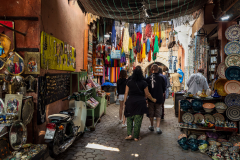 Inside the souks of Marrakech
