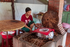 Making coconut sweets