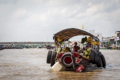 Floating market boat