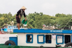 Mekong boatperson
