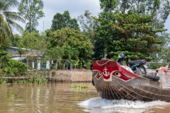 Traditional Mekong boat