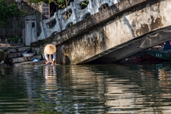 Exploring the rivers of Tam Coc, Ninh Binh Province