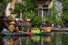 Exploring the rivers of Tam Coc, Ninh Binh Province