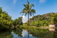 Exploring the rivers of Tam Coc, Ninh Binh Province