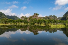 Exploring the rivers of Tam Coc, Ninh Binh Province