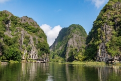 Exploring the rivers of Tam Coc, Ninh Binh Province