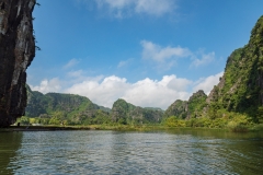 Exploring the rivers of Tam Coc, Ninh Binh Province