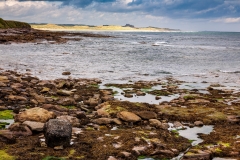 Bamburgh Castle from Seahouses