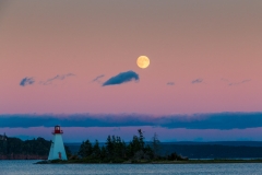 Moonrise, Baddeck Harbour