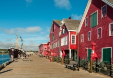 Lunenburg harbour buildings