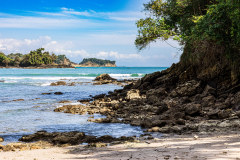 Rocky bay on the Pacific coast