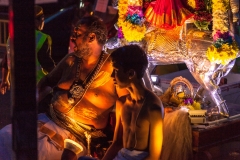 Thaipusam worshippers