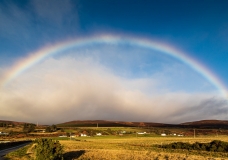 Early morning rainbow