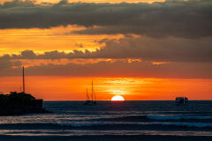 Pacific sunset, Quépos