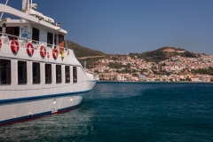 Ferry at Samos Town Harbour