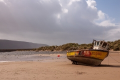 Stranded boat