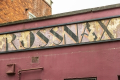 Faded sign