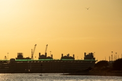 Southampton Eastern Docks at dusk