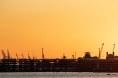 Southampton Eastern Docks at dusk