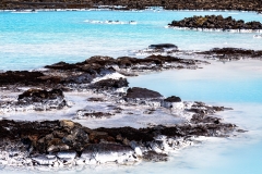 Close up of a Blue Lagoon thermal pool