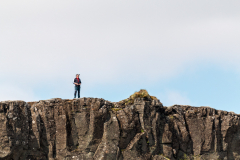 Standing on Almannagjá