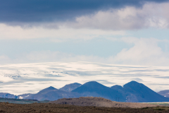 View towards Langjökull glacier