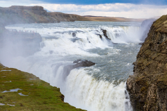 Gullfoss and the Hvítá River