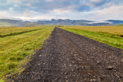 Road to the mountains, near Vik
