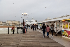 On the pier, Brighton