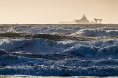 Stormy seas off West Wittering beach
