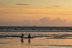 Riding off into the sunset