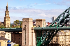 Tyne Bridge and Newcastle Quayside