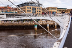 Millenium Bridge with Newcastle behind