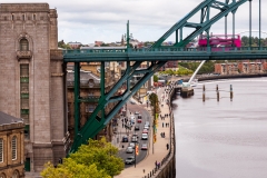 Tyne Bridge and Newcastle Quayside