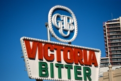 Victoria Bitter sign