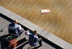 Fishing for rubbish