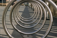 Bicycle rack and sculpture