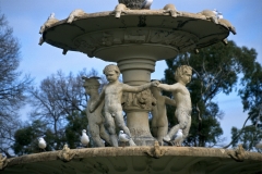 Fountain outside the Royal Exhibition Building