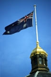 Flag on Royal Exhibition Building