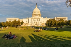 Early evenng, US Capitol