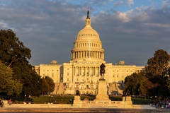 Early evenng, US Capitol