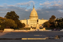 Early evenng, US Capitol