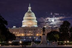 Hunter's Moon and the US Capitol
