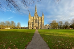 West facade of Salisbury Cathedral