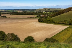 View over the Wiltshire countryside from Win Green