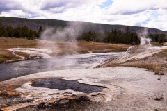 Beside the Firehole River